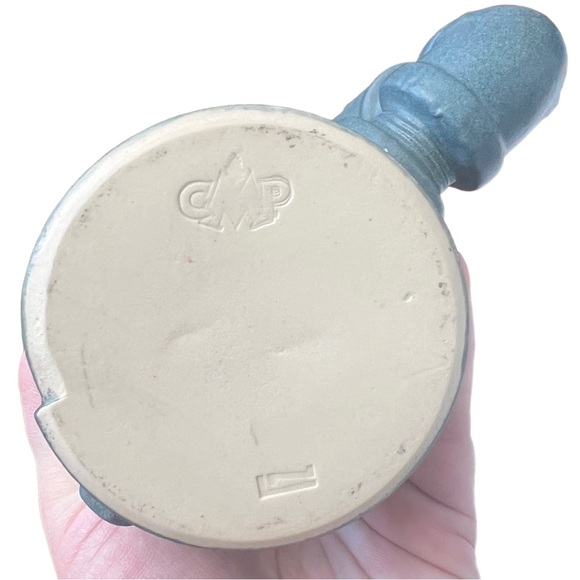 Matte Blue Gray Handmade Chehalem Mountain Pottery Stoneware Steampunk Mug 14 oz - Picture 5 of 9